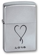 Широкая зажигалка Zippo 205 Love