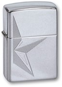 Широкая зажигалка Zippo HALF STAR 250