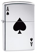 Широкая зажигалка Zippo Lucky Ace 24011