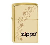 Широкая зажигалка Zippo Stars 254B