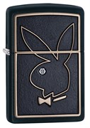 Широкая зажигалка Zippo Playboy Swarovski 28816