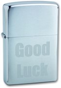 Широкая зажигалка Zippo Good Luck 200