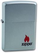 Широкая зажигалка Zippo С Покрытием Satin Chrome 205 ZIPPO