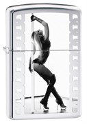Широкая зажигалка Zippo Pole Dancer 28448