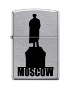 Широкая зажигалка Zippo MOSCOW SILHOUETTE 207