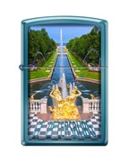 Широкая зажигалка Zippo 20446 PETRODVORETS