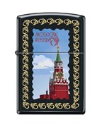 Широкая зажигалка Zippo MOSCOW KREMLIN FRAMED 218