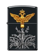 Широкая зажигалка Zippo RUSSIAN COAT OF ARMS 218