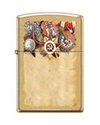 Широкая зажигалка Zippo Советские ордена 207G Russian Medals