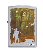 Широкая зажигалка Zippo HUNTING 205
