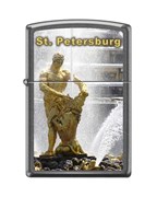 Широкая зажигалка Zippo 28378 PETERHOF