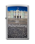 Широкая зажигалка Zippo WINTER PALACE 250