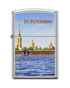 Широкая зажигалка Zippo PETER PAUL 205