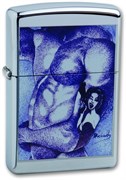 Зажигалка High Polish Chrome Зиппо (Zippo) 250 Body Tattoo