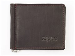 Кожаный двойное портмоне с зажимом для денег Зиппо (Zippo) 2005125