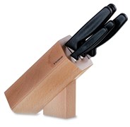 Набор из 5 кухонных ножей в подставке из бука Викторинокс (Victorinox) 5.1183.51