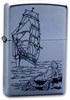 Широкая зажигалка Zippo Mermaid 205 - фото 102973