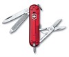 Нож-брелок Викторинокс (Victorinox) Signature, 58 мм, 7 функций, полупрозрачный красный - фото 112378