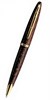 Ручка шариковая Ватерман (Waterman) Carene 21104 (S0700940) Amber GT M синие чернила подар.кор. - фото 115703