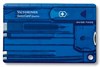 Швейцарская карта Victorinox SwissCard Quattro (0.7222.T2) синий полупрозрачный коробка подарочная - фото 115742