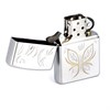 Широкая зажигалка Zippo Golden Betterfly 24339 - фото 172492