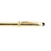 Перьевая ручка Кросс (Cross) Townsend. Цвет - золотистый. - фото 173703