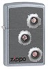 Зажигалка Зиппо (Zippo) Classic с покрытием Street Chrome™, латунь/сталь, серебристая, матовая, 36x12x56 мм - фото 184689