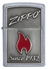 Зажигалка Зиппо (Zippo) Classic с покрытием Street Chrome, латунь/сталь, серебристая, матовая, 36x12x56 мм - фото 184698