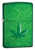 Зажигалка Зиппо (Zippo) Classic с покрытием Meadow™, латунь/сталь, зелёная, глянцевая, 36x12x56 мм - фото 184725