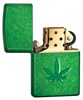 Зажигалка Зиппо (Zippo) Classic с покрытием Meadow™, латунь/сталь, зелёная, глянцевая, 36x12x56 мм - фото 184726