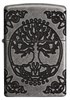 Зажигалка Зиппо (Zippo) Armor® с покрытием Antique Silver, латунь/сталь, серебристая, матовая, 36x12x56 мм - фото 184734