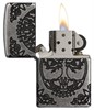 Зажигалка Зиппо (Zippo) Armor® с покрытием Antique Silver, латунь/сталь, серебристая, матовая, 36x12x56 мм - фото 184735