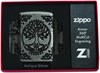 Зажигалка Зиппо (Zippo) Armor® с покрытием Antique Silver, латунь/сталь, серебристая, матовая, 36x12x56 мм - фото 184738