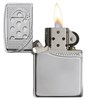 Зажигалка Зиппо (Zippo) Armor® с покрытием High Polish Chrome, латунь/сталь, серебристая, 36x12x56 мм - фото 184750