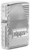 Зажигалка Зиппо (Zippo) Armor® с покрытием High Polish Chrome, латунь/сталь, серебристая, 36x12x56 мм - фото 184753