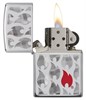 Зажигалка Зиппо (Zippo) Classic с покрытием High Polish Chrome, латунь/сталь, серебристая, 36x12x56 мм - фото 184778