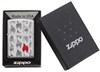 Зажигалка Зиппо (Zippo) Classic с покрытием High Polish Chrome, латунь/сталь, серебристая, 36x12x56 мм - фото 184780