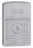 Зажигалка Zippo Labyrinth с покрытием Satin Chrome, 29857 - фото 184797