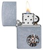 Зажигалка Zippo Button с покрытием Street Chrome™, 29872 - фото 184806
