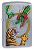 Зажигалка Zippo Dragon Design с покрытием Street Chrome™, 29837 - фото 184842