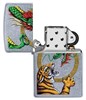 Зажигалка Zippo Dragon Design с покрытием Street Chrome™, 29837 - фото 184844