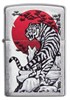 Зажигалка Zippo Asian Tiger с покрытием Brushed Chrome, 29889 - фото 184851