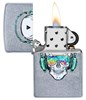 Зажигалка Zippo Skull Headphone с покрытием Street Chrome™, 29855 - фото 184855