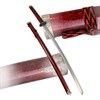 Меч самурайский. Ножны мрамор бордовый D-50021-KA - фото 185968