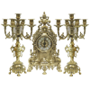 Часы каминные и 2 канделябра Барокко на 5 свечей AL-82-103-C - фото 186118