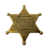 Значок шерифа DE-106 - фото 186175