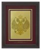 Картина с гербом РФна красном фоне HB-204 - фото 186247