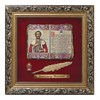 Православное панно Александр Невский бол. багет ПР-24-Б - фото 186496