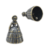 Колокольчик Жозефина настольный малый антик AL-82-248-ANT - фото 186504