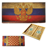 Нарды в деревянной коробке Россия SA-RU-S - фото 186936